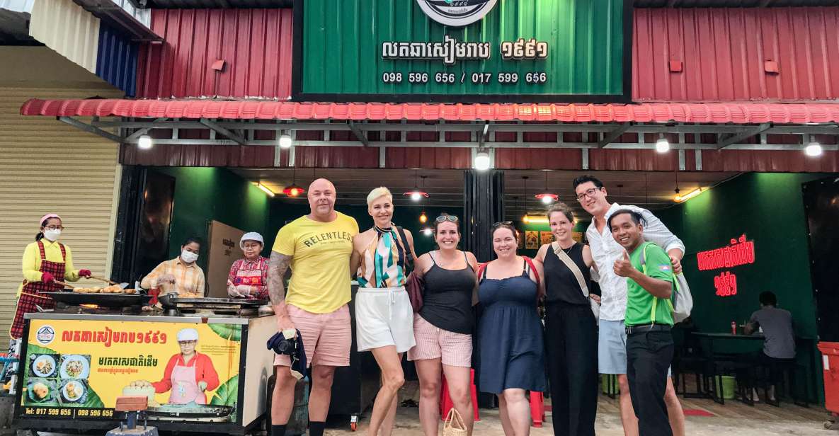 Siem Reap: Evening Food Tour With 10 Local Tastings - Local Food Tastings