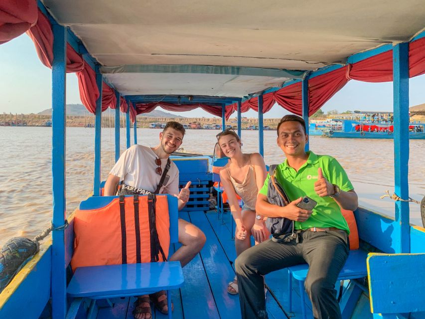 Siem Reap: Floating Village Sunset Boat Guided Vespa Tour - Scenic Highlights