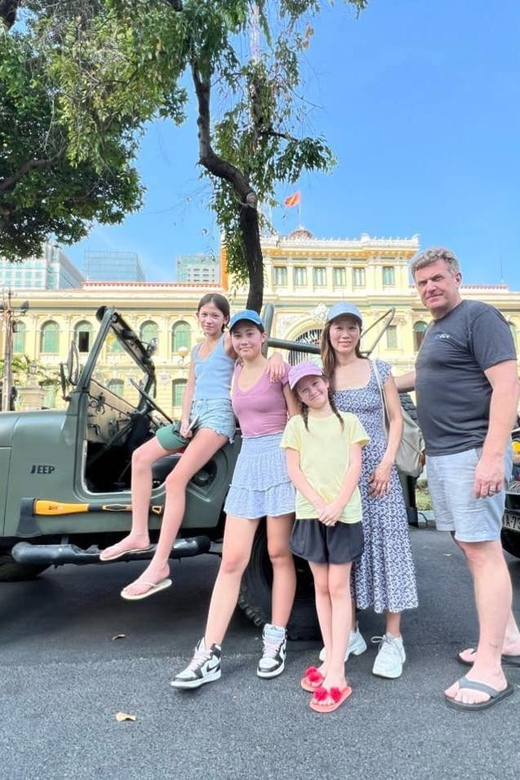 Sightseeing Ho Chi Minh City By Jeep Car - Itinerary Details