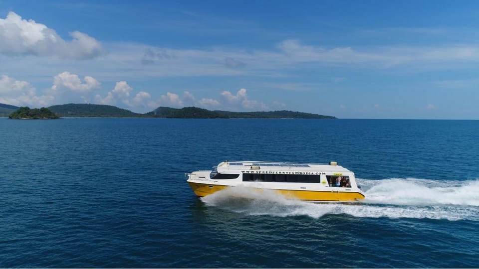 Sihanoukville: Koh Rong Island Speed Ferry Round-Trip Ticket - Itinerary Options