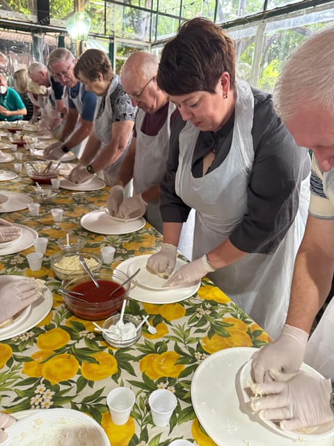 Sorrento: Pizza School & Mozzarella Show & Lemon Garden Tour - Included Services