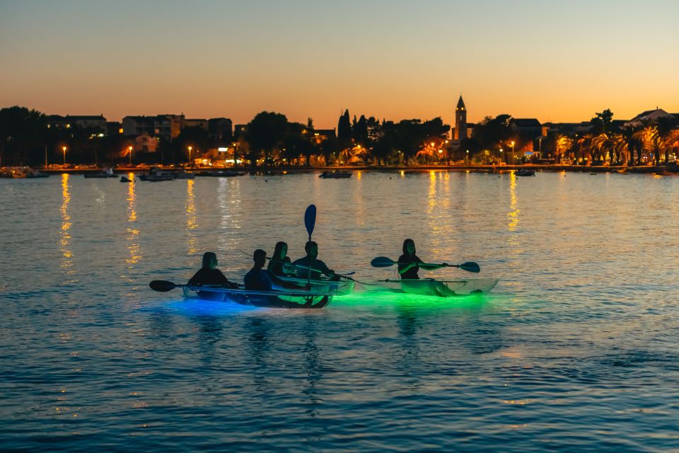 Split: Illuminated Evening Guided Kayaking Tour - Itinerary