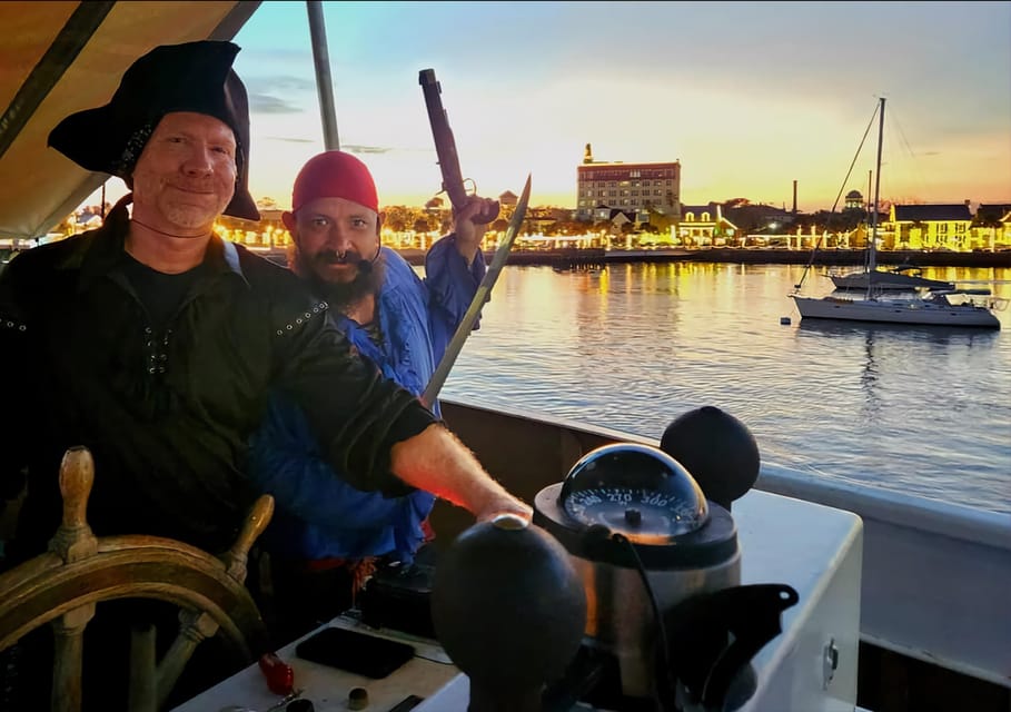 St. Augustine: Nights of Lights Pirate Ship Tour - Tour Details