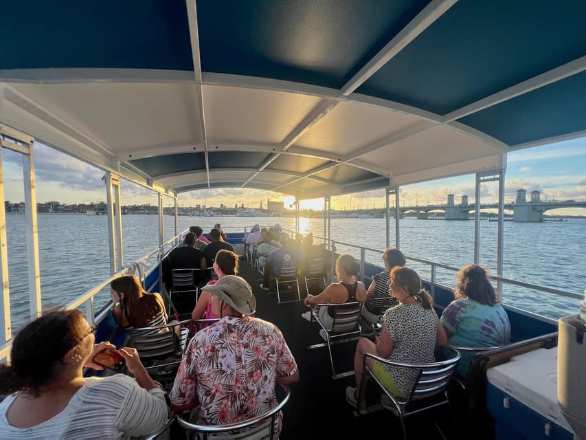 St. Augustine: Sunset Boat Tour to Dolphin Bay - Booking Information