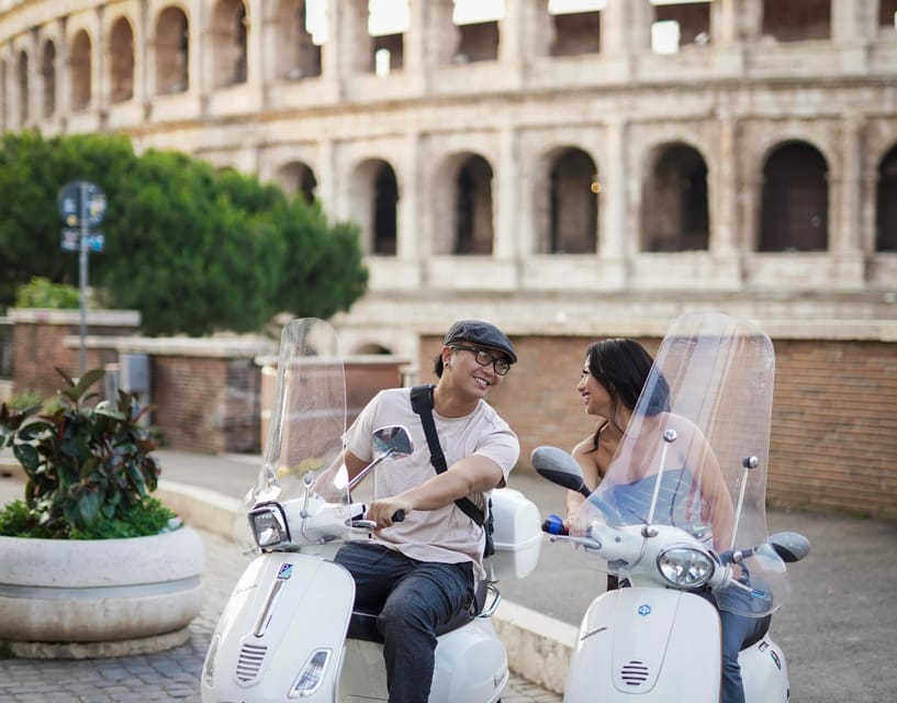 Stylish Rome: Vespa Tour With Professional Photoshoot - Iconic Landmarks Explored