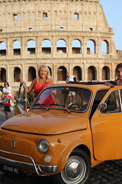 Sweet Life in a Fiat 500: Rome and Aperitif at the Colosseum - Iconic Landmarks to Visit