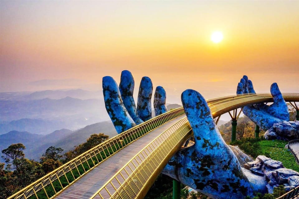 The Sunset of Ba Na Hills and the Golden Bridge - Scenic Cable Car Ride