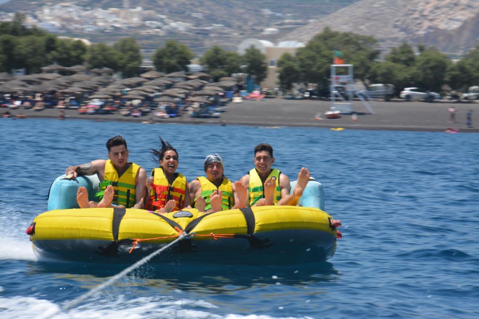 Thrill Waves Tubing at Perivolos Beach, Santorini - Tubing Experience