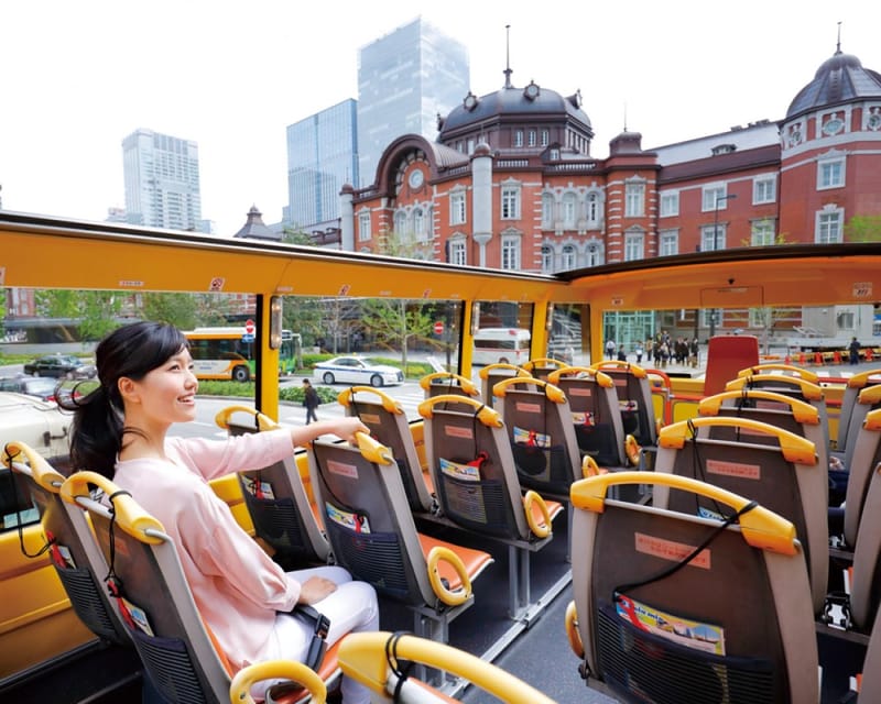 Tokyo: 60MIN Panoramic Open Top Bus Tour With Audio Guide - Audio Guide Features