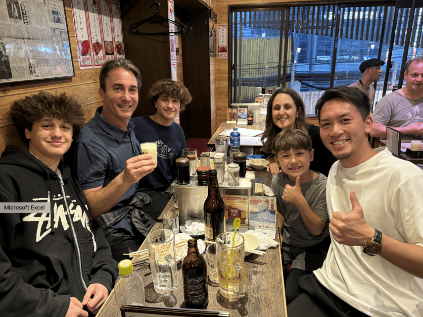 Tokyo: Shibuya Night Waling & Food Tour - Food and Drink Inclusions