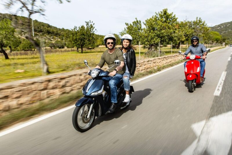 Tour Scooter 125CC Guided Cambrils Village With Hotel Pickup - Included Equipment