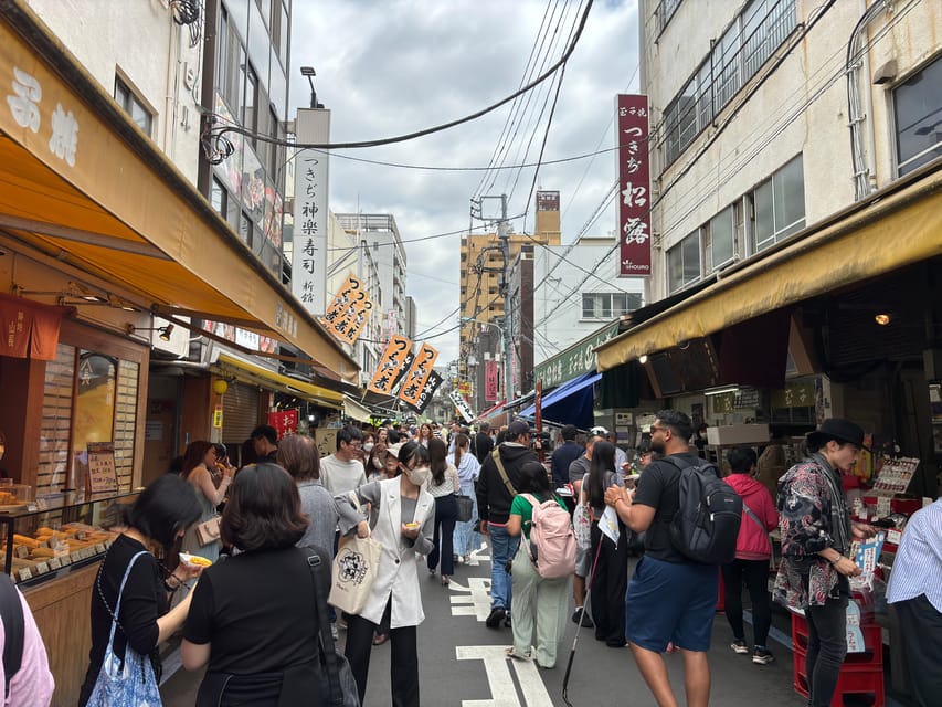 Tsukiji Outer Market Adventure With Tasteful Delights - Exploring Tsukiji Outer Market