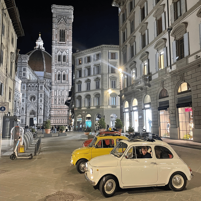 Vintage 500 Night Cruise in Florence, 20:30-22 - Booking Information