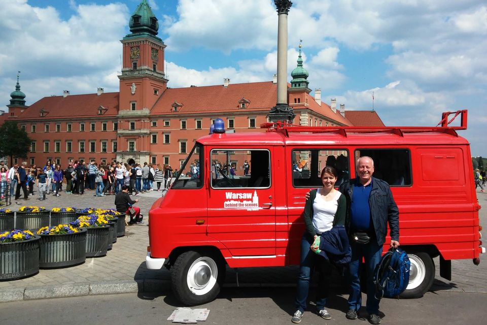 Warsaw: Classic Highlights Private Tour by Vintage Car - Notable Landmarks Visited