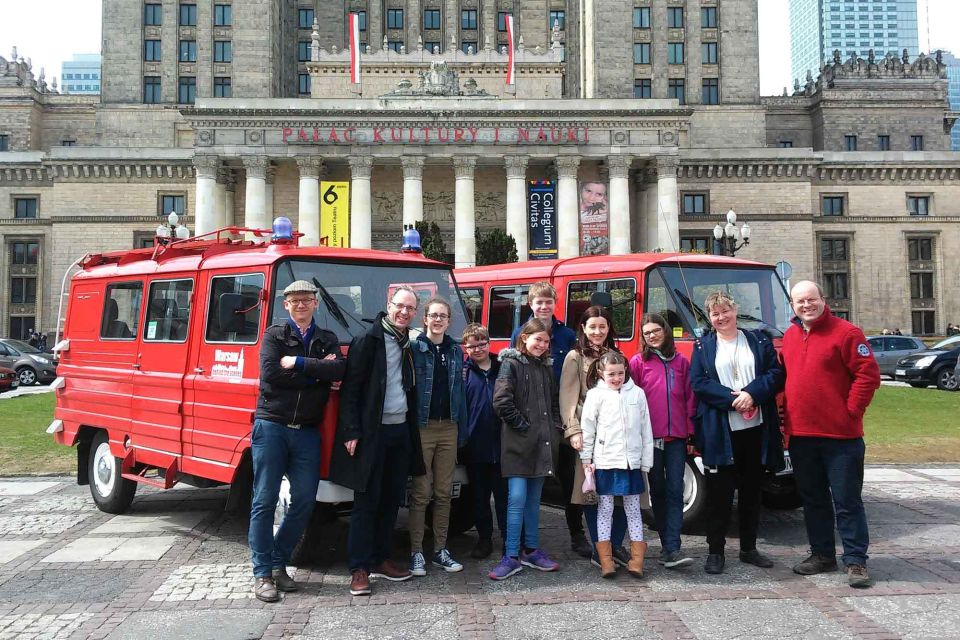 Warsaw: the Best of the City Private Tour by Retro Minibus - Vintage Minibus Ride