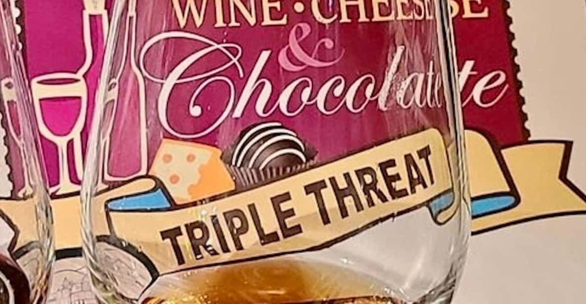 Washington: Triple Threat Wine, Cheese & Chocolate Tasting - Wine & Cheese Pairing