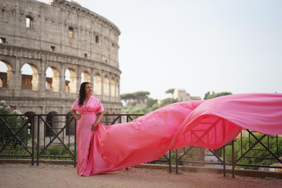 Wings of Rome: Flying Dress Professional Photoshoot - Highlights of the Photoshoot