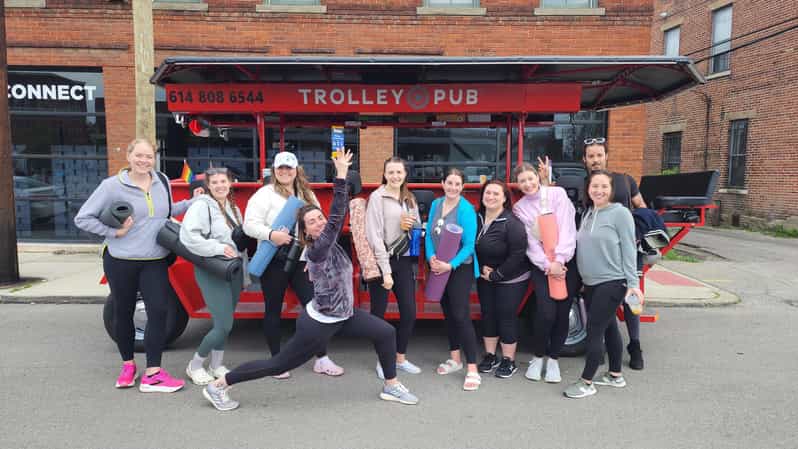 Yoga & Coffee Tour On The Trolley Pub - Inclusions