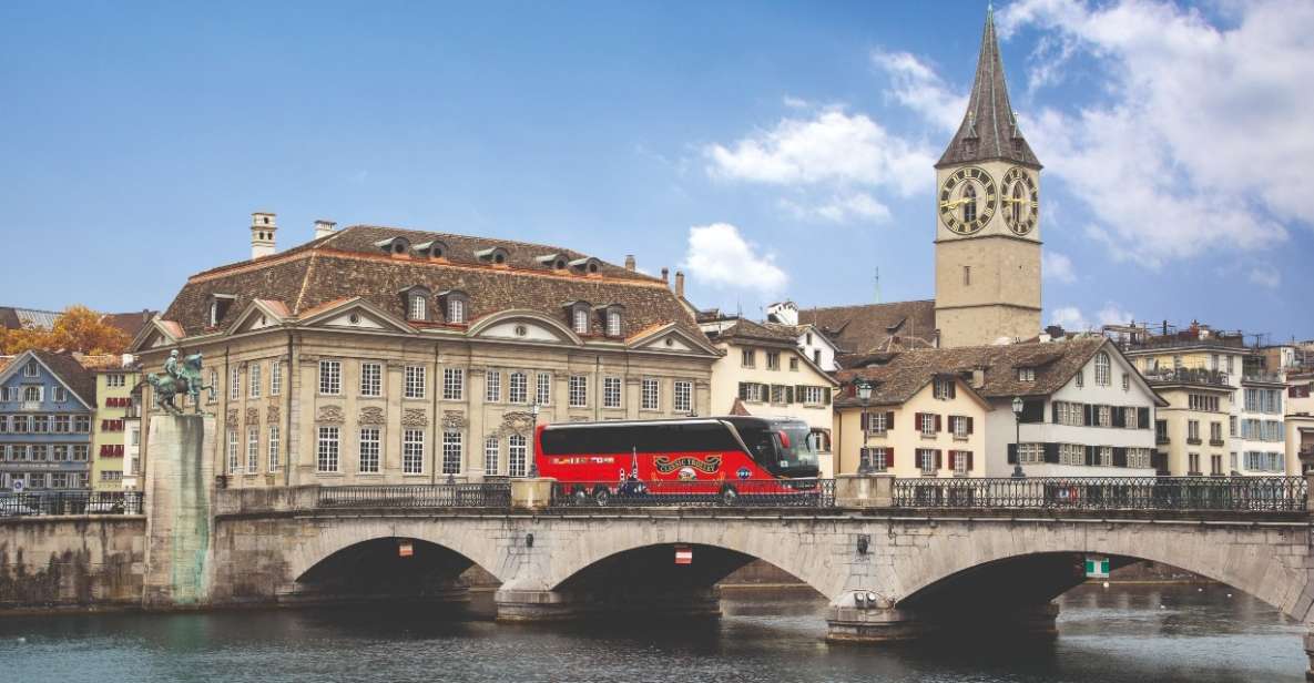 Zurich: City Top Attractions Tour by Bus With Audio Guide - Audio Guide Features