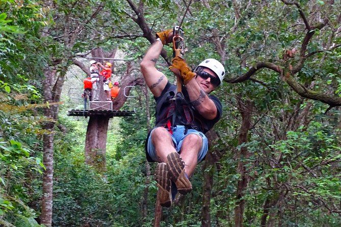 12-Cable Zipline Canopy Tour Over Waterfalls - Meeting and Pickup