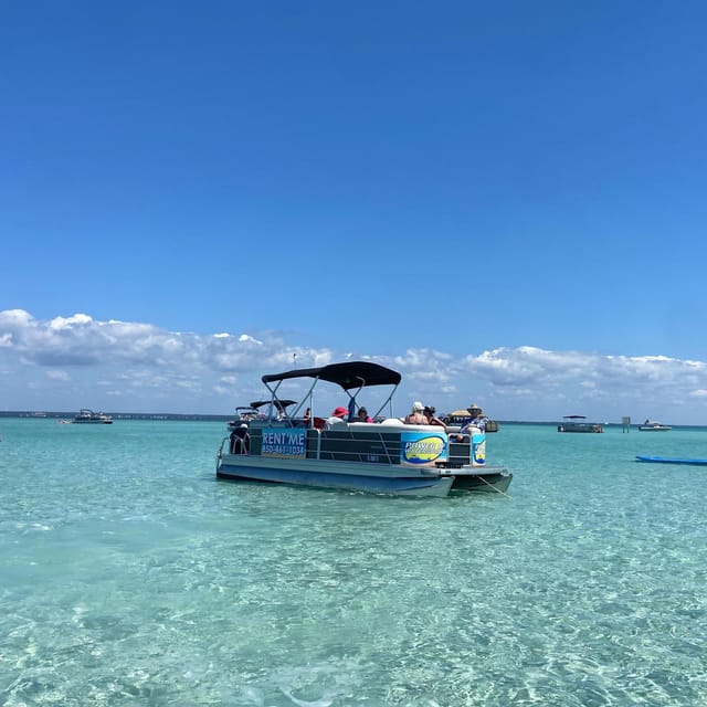 20 Ft Pontoon 1/2 Day - 10 Passenger Rental to Crab Island - What to Bring on Board