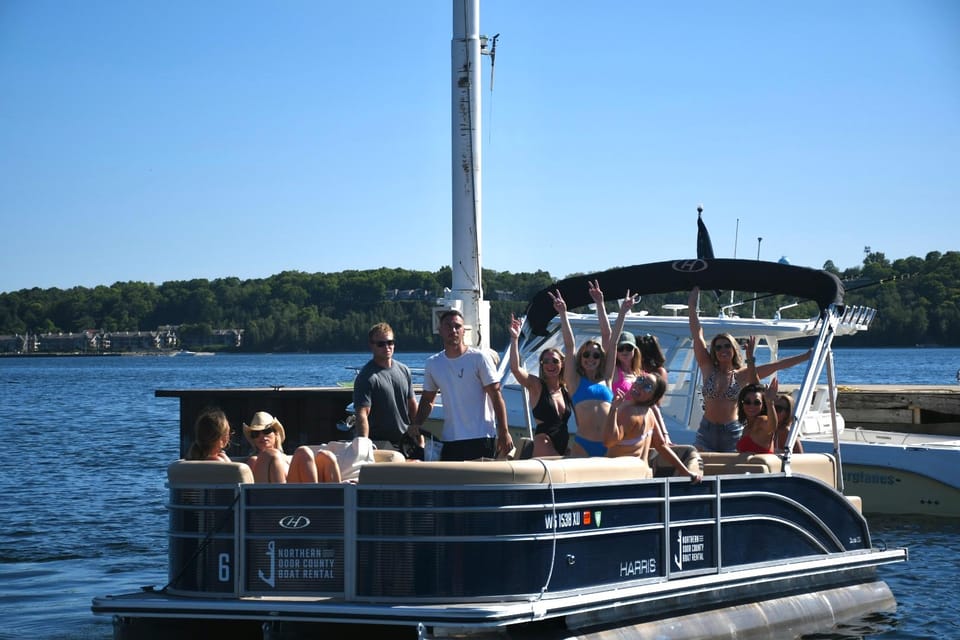 25 Pontoon Rental - Sister Bay 9am-12pm (Up to 15 People) - Experience Highlights