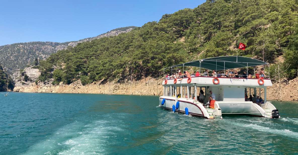 Alanya: Green Canyon Boat Trip With Lunch and Drinks - Important Information