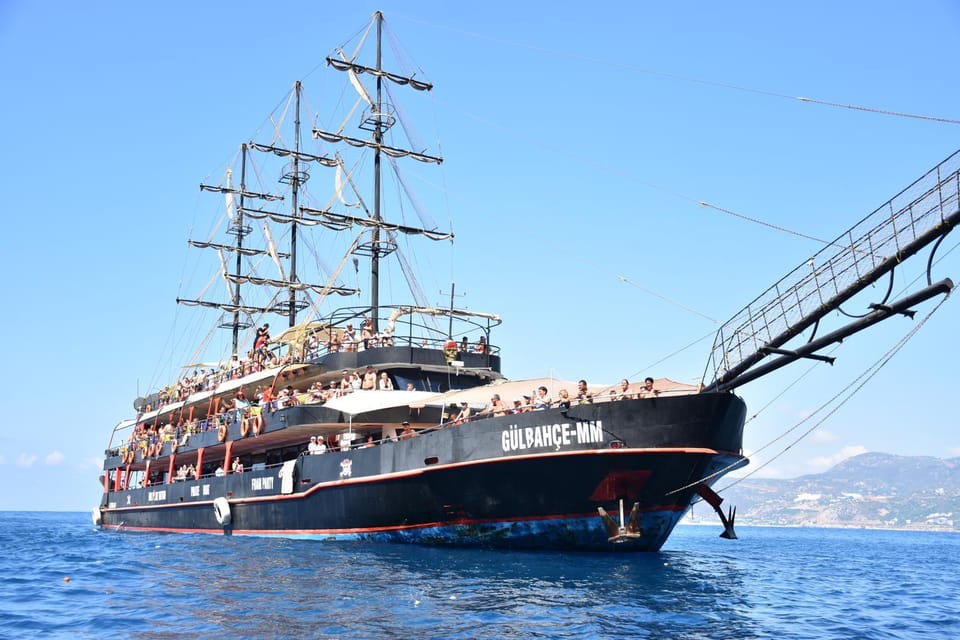 Alanya: Pirate Boat Trip With Optional Pick up and Lunch - Itinerary Highlights