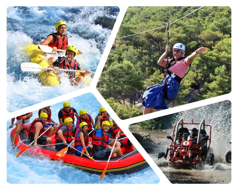 Alanya : Rafting, Quad/ Buggy & Zipline Adventure Combo Tour - Quad/Buggy Safari Highlights