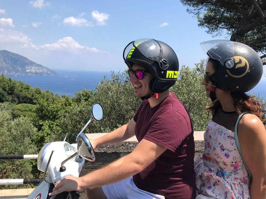 Amalfi Coast Private Guided Vespa Tour With A Funny Guide - Inclusions and Exclusions