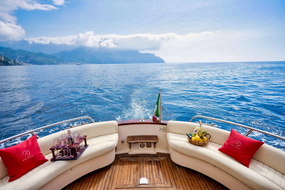 Amalfi Coast to Capri: Amazing Pvt Boat Tour 12M Motor Yacht - Skipper Services