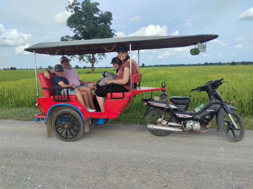 Amazing Countryside Bamboo Train and Killing Cave/Bat Cave - Scenic Views From Phnom Sampov