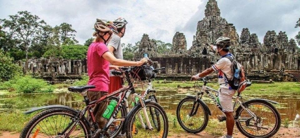 Angkor Bike Tour & Gondola Sunset Boat With Drinks & Snack - Inclusions