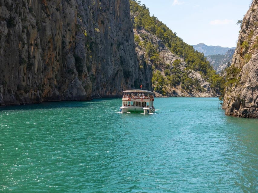 Antalya Green Canyon With Lunch and Boat Tour - Journey and Scenic Views