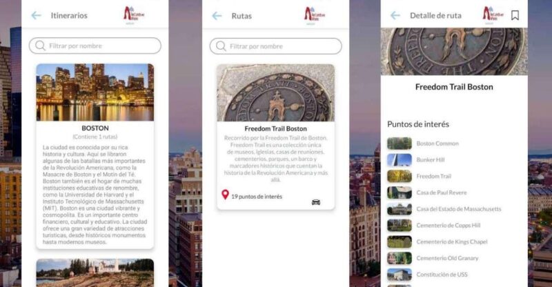 App Self-Guided Tours With Audioguide Boston - Guided Tours for Nearby Destinations