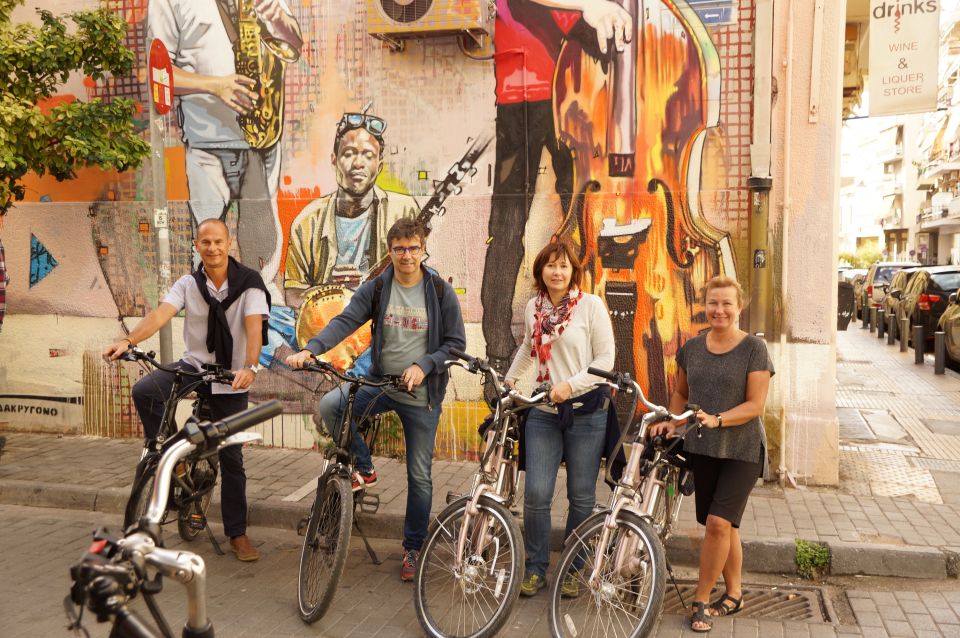 Athens: Greek Life and Street Art Electric Bicycle Tour - Exploring Athenss Backstreets