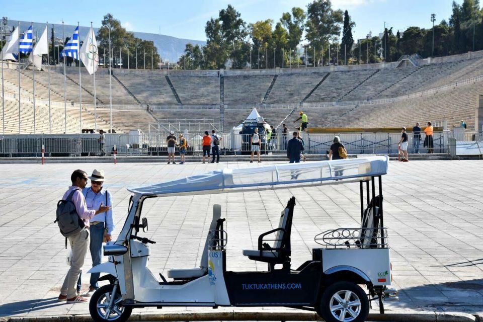 Athens: Private Evening Sightseeing Tour by Electric Tuk-Tuk - Inclusions and Exclusions