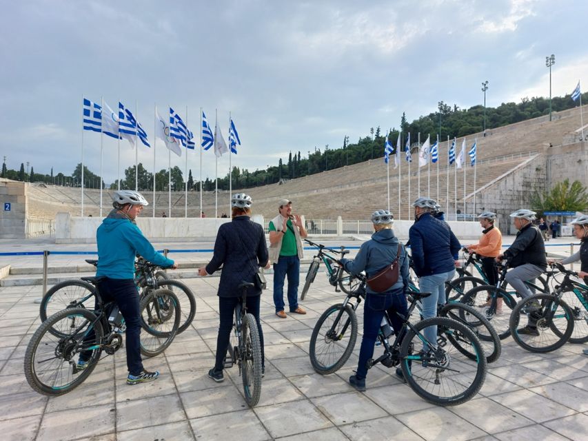 Athens: Scenic E-Bike Tour in Historical Center - Visiting Panathenaic Stadium