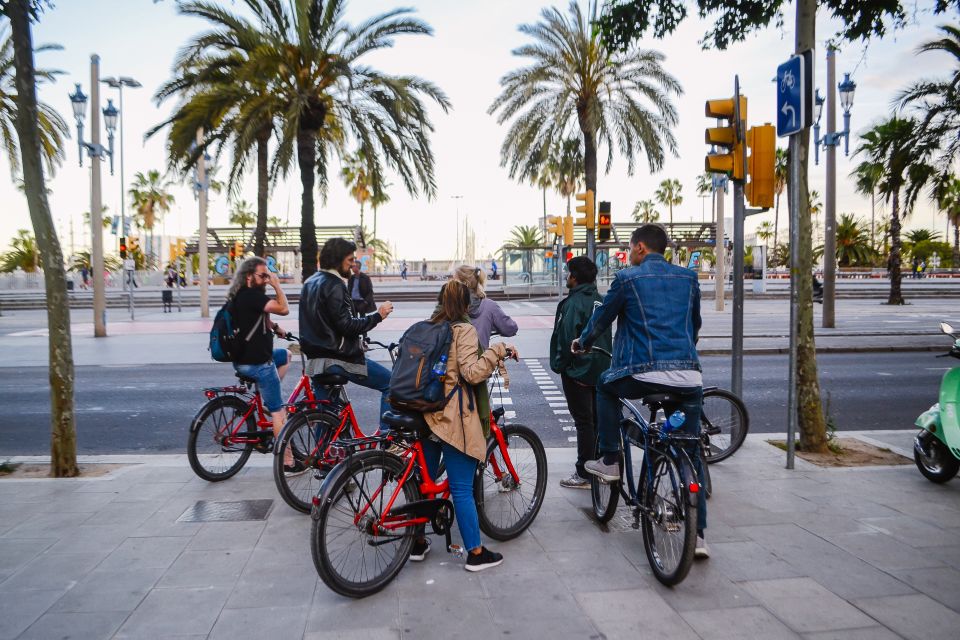 Barcelona Bike Tour by Night With Cava - Meeting Point and Information