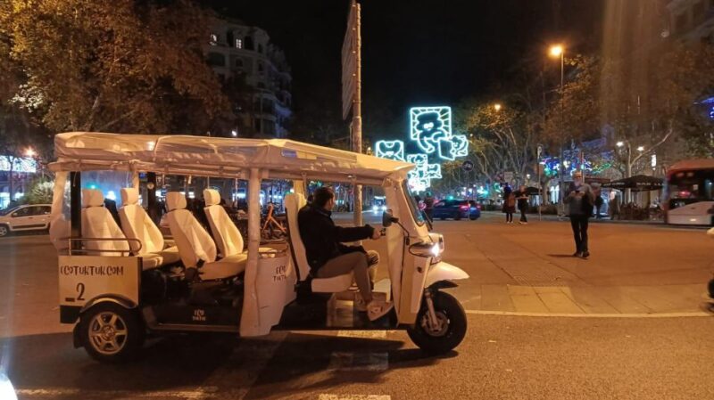 Barcelona: Private Christmas Lights Tour by Eco Tuk Tuk - Important Information and Restrictions