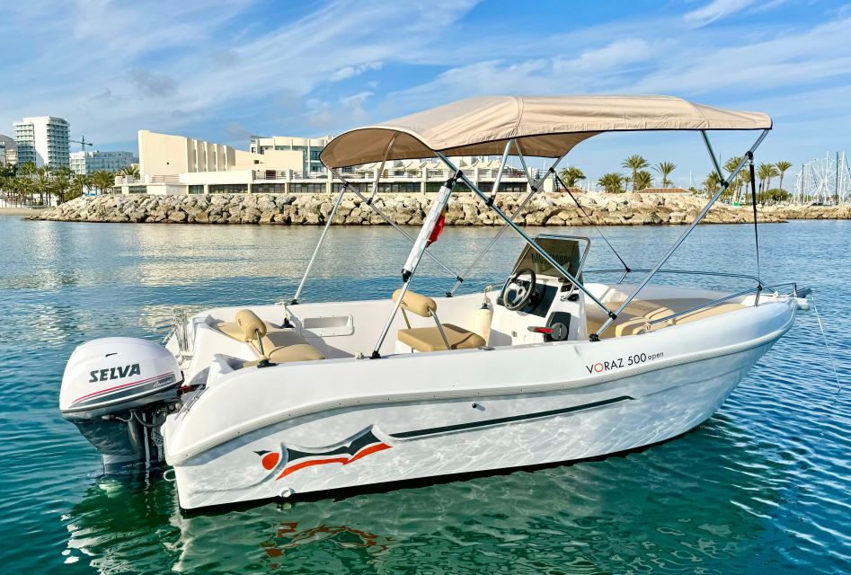 Benalmádena: Costa Del Sol License-Free Boat Rental - Duration and Pricing Options