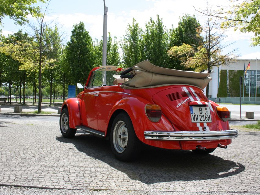 Berlin: 4-Hour Discovery Tour in VW Beetle Convertible - Important Information