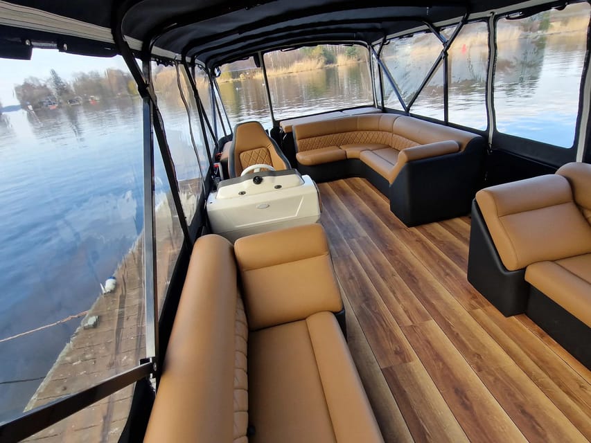 Berlin: Wonderful Days Renting the Luxury Pontoon Kuba - Reserve Now & Pay Later