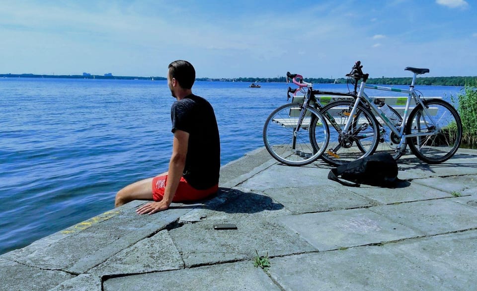 Berlins Biggest Lake & Lagoon: Bike Ride, Solar Ferry, Swim - Biking Through Urban & Rural Areas