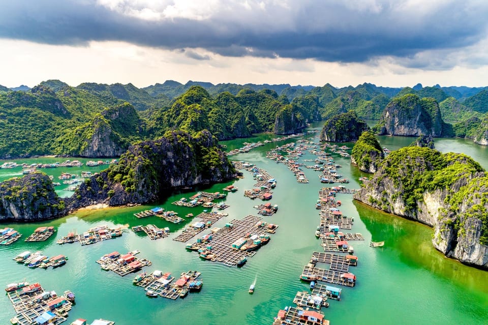 Birds Eye View of Ha Long Bay Seaplane -25 Minutes From SKY - Highlights of the Aerial Views