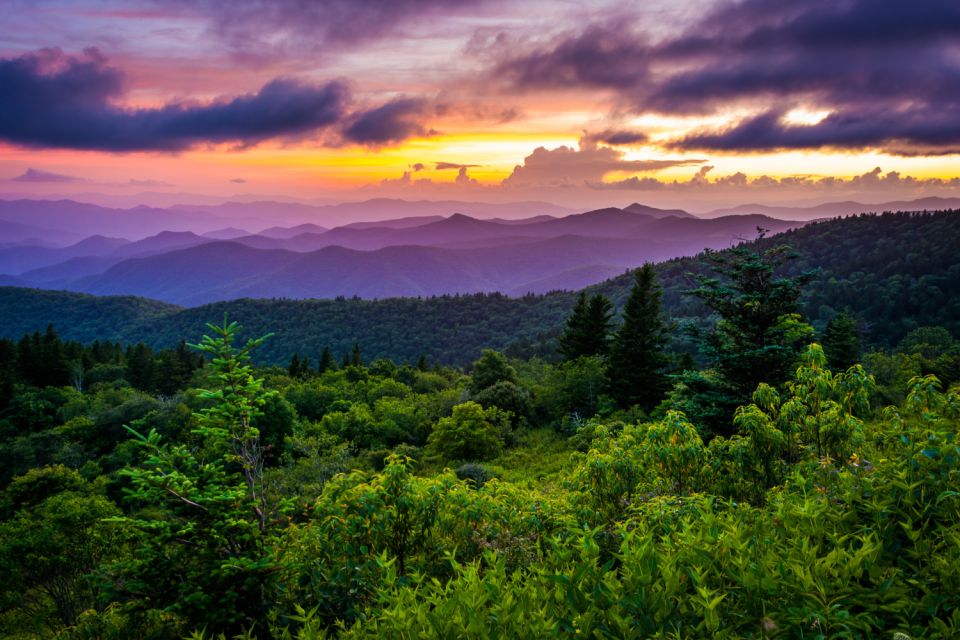 Blue Ridge Parkway: Cherokee to Asheville Driving App Tour - Waterfalls