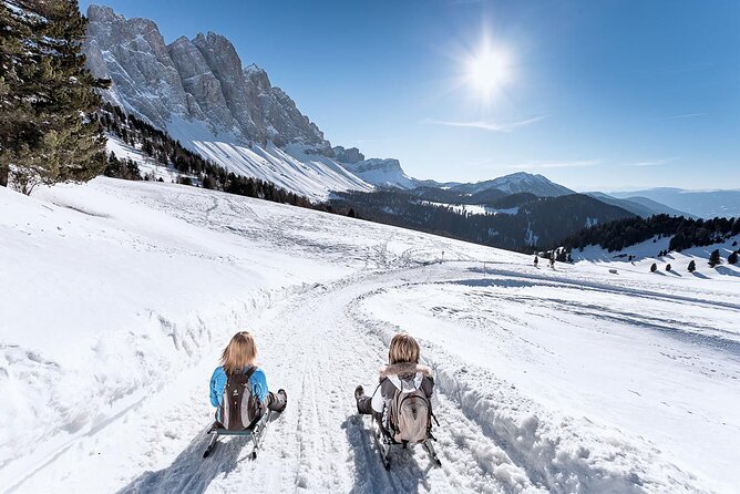 Bolzano Dolomites: Winter Hiking & Sledding Experience - Included Equipment and Gear