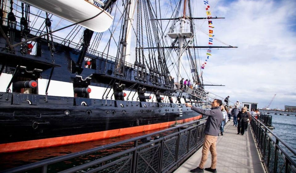 Boston Walking Tour With USS Constitution and Boat Cruise - Exploring the USS Constitution