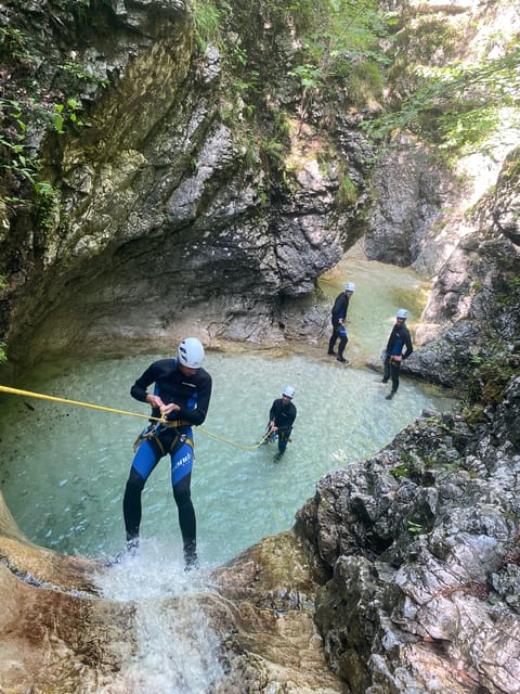 Bovec: Medium Difficulty Canyoning Tour in Fratarica + Photo - What to Bring