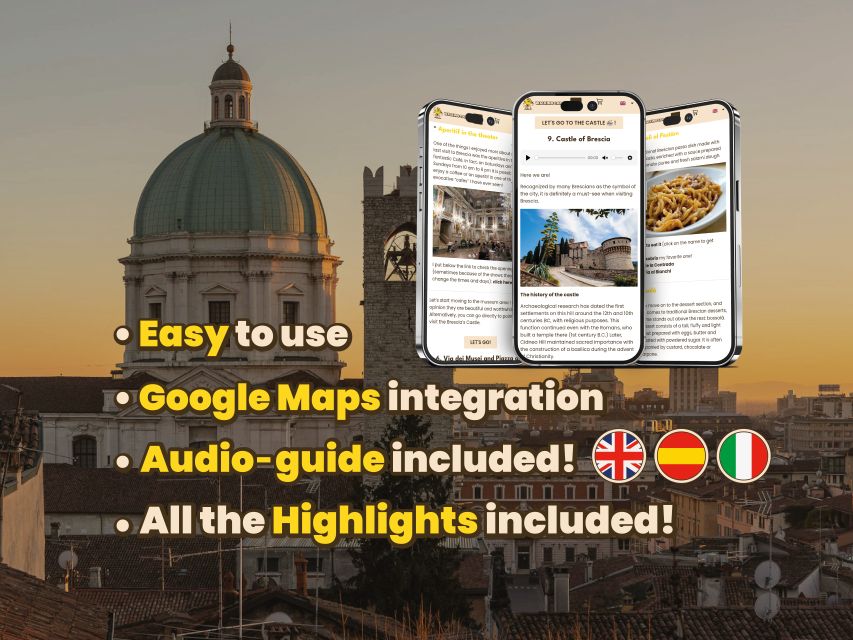 Brescia: Digital Guide Made by a Local for Your Walking Tour - Booking Process and Meeting Point